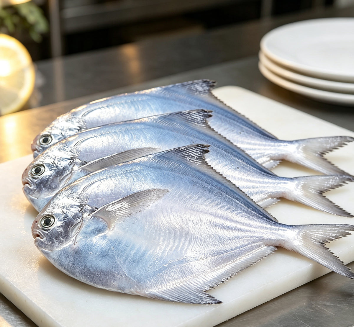 Fresh Silver Pomfret